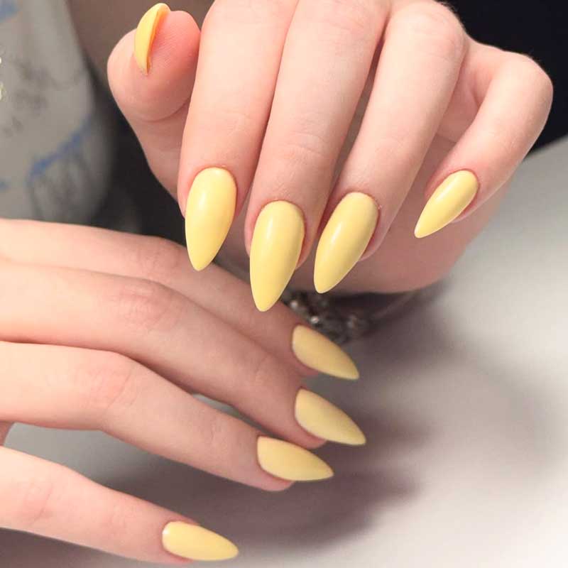 Acrylic on Toes Regular Polish Full Set